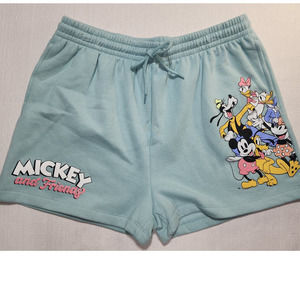 mickey mouse and friends women's XL  jogger shorts